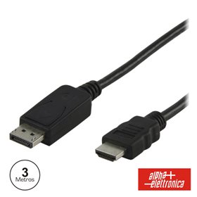 Cabo Displayport Macho / Hdmi Macho 3M