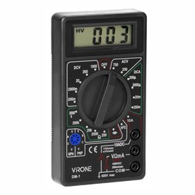 Multímetro Digital 3½ Dígitos Retroiluminado