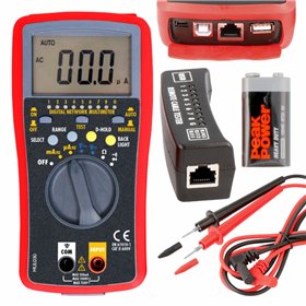 Multímetro Digital C/ Testador Redes/Linhas