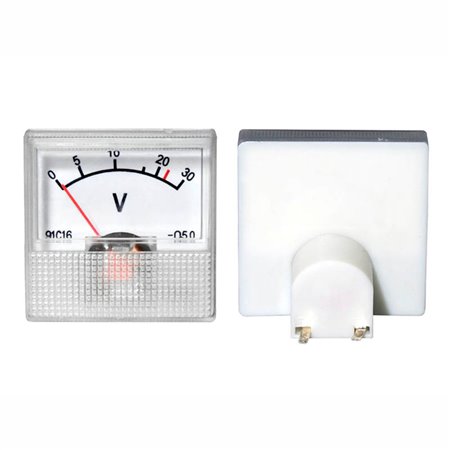 Voltímetro Analógico De Painel 30V Dc