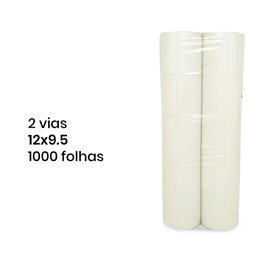 Papel de Computador 12x9,5 - 2 Vias Autocopiativo - 1000 Folhas