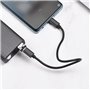 Estojo com Cabo de Carregamento Tipo-C, com Pontas USB, Micro USB, Tipo-C e Lightning, Hoco U86 - Preto