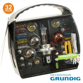Kit Lâmpadas E Fusíveis P/ Automóvel 12V H4 Grundig