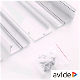 Armação Metal P/ Montar Painel Led Superfície 30X120Cm Avide
