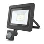 Foco Led 20W C/ Sensor 230V 4500K 1600Lm Preto