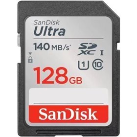 Cartão de memória SanDisk Ultra 128GB SD HC UHS-I - SDXC/Classe 10/140MBs