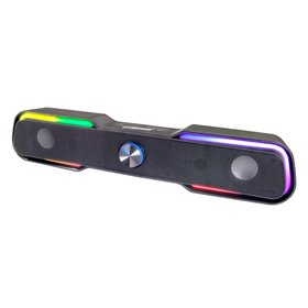 Barra Som S/Fios 2X3W Led Rgb