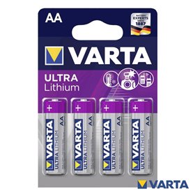 Pilha Lithium Lr6/Aa 1.5V 4X Blister Varta