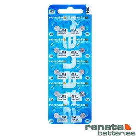 Pilha Alcalina Botão 364/Sr621Sw 1.5V Ag2O 10X Renata