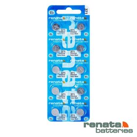 Pilha Alcalina Botão 371/Sr920Sw 1.5V Ag2O 10X Renata