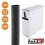 Tubo Manga Termoretráctil C/ Cola 4.8Mm 3.5M Preto Prok