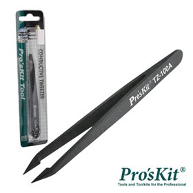 Pinça C/ Pontas Finas Condutivas Proskit