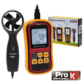 Anemómetro E Termómetro Digital Prok
