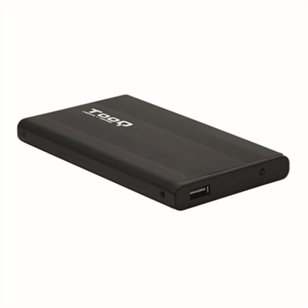 Caixa externa tooq tqe - 2510b hdd - ssd 2.5 polegadas 9.5mm sata usb 2.0 preto
