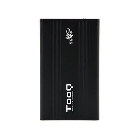 Caixa externa tooq tqe - 2524b 2,5 polegadas 9,5 mm sata usb 3.0 preto