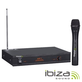 Central Microfone S/ Fios 1 Canal Vhf 203.5Mhz Ibiza