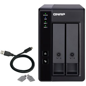 Qnap tr-002 usb 3.2 gen 2 2 bay raid caixa de expansão