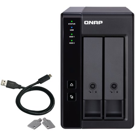Qnap tr-002 usb 3.2 gen 2 2 bay raid caixa de expansão