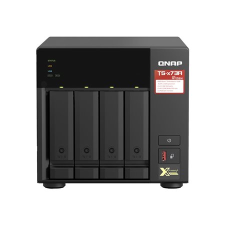 qnap ts - 473a - 8g 8gb 2.5g 4 baias servidor nas
