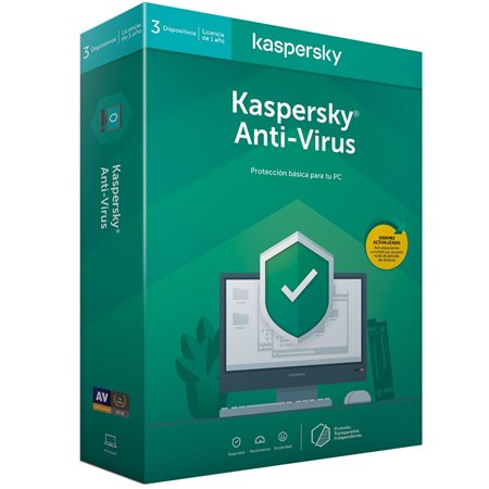 Antivírus kaspersky kav 3 licenças 1 ano