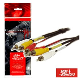 Cabo 3Rca Macho / 3Rca Macho 1.5M Polybag