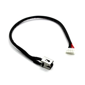 Conector DC Jack com Cabo para Portatil Toshiba C800 C850D C870 C870D C875 C875D L850 L850D K870D L875D L875D-S7230 L875D-S7332
