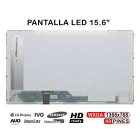 Ecrã LED de 15.6" para Portatil LP156Wh2 LP156Wh4 LTN156At02 B156Wx02 V.2