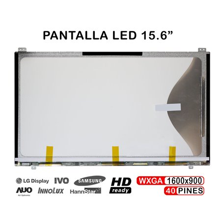 Ecrã LED de 15.6" para Portatil Samsung LTN156Kt03
