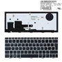 Teclado Retroiluminado para Portatil HP EliteBook 810 G1 810 G2 810 G3 Preto e Estrutura Prata