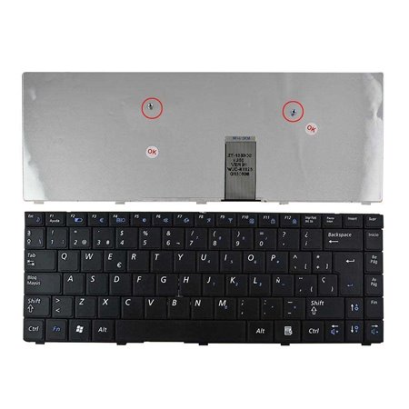 Teclado para Portatil Samsung R420 R423 R425 R428 R429 R439 R440 R467 R468 R470 R480 Preto