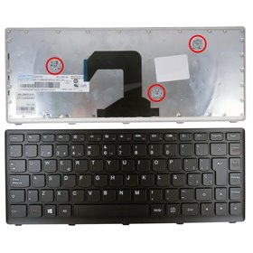 Teclado para Lenovo U410 Preto com Estrutura Preto