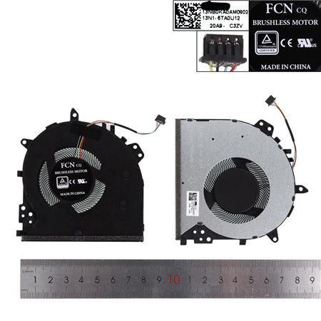 Ventoinha CPU para Portatil Asus Y5100U X512U A512U F512U F512D V5000F R564D