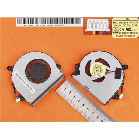 Ventoinha para Portatil Lenovo IdeaPad 300-14Isk 300-15Isk Dfs561405Pl0T