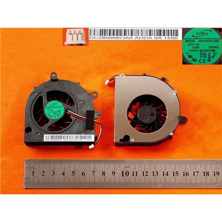 Ventoinha para Portatil Toshiba Satellite A500 A505 Intel Ab7005Hx-Sb3 Dc280006Oa0