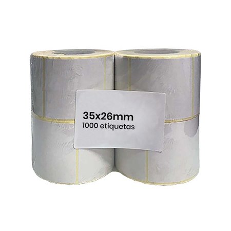 Etiquetas de Papel Térmico 35x26mm