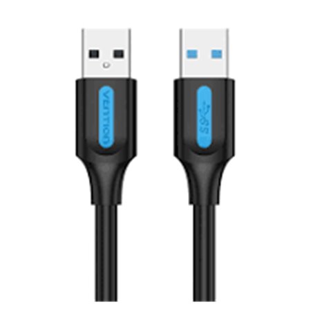 Cabo USB 3.0 Vention CONBI/ USB Macho - USB Macho/ 5Gbps/ 3m/ Preto