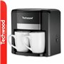 Cafeteira Elétrica 500W C/ 2 Canecas Preto TECHWOOD