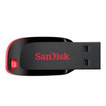 Sandisk 32gb cruzer blade usb 2.0 flash drive vermelho
