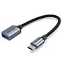 Cabo USB 2.0 USB-C Vention CCXHB/ USB-C Macho - USB Fêmea/ 15cm