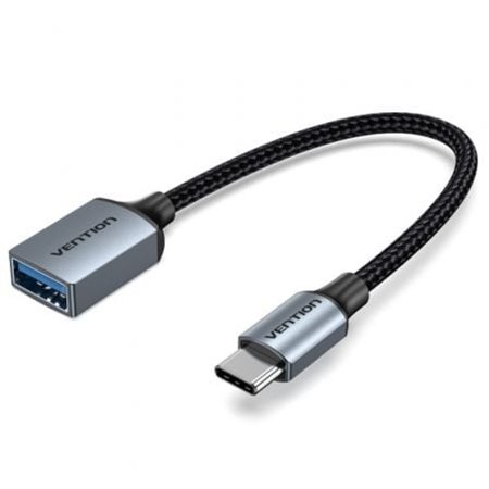 Cabo USB 2.0 USB-C Vention CCXHB/ USB-C Macho - USB Fêmea/ 15cm