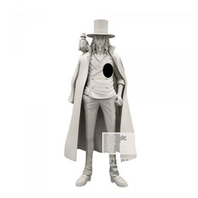 Banpresto figura dxf de uma peça da série grandline extra rob lucci 17cm
