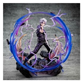 Megahouse figura jujutsu kaisen satoru gojo técnica oca roxo dx