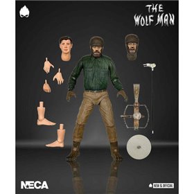 Neca figura de ação universal em escala de monstro lobo final