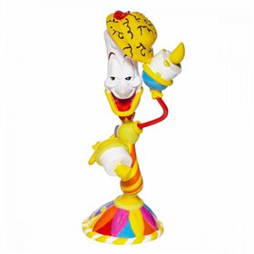 Enesco Disney Figura A Bela e a Fera Lumiere Britto Estilo