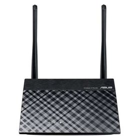 Roteador sem fio WiFi Asus RT-N12E N300 - 2 antenas externas - 4 portas LAN RJ45, 1 porta WAN RJ45 - MIMO