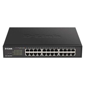 Switch semi-gerenciável D-Link 12 portas Gigabit PoE 100W + 12 portas Gigabit