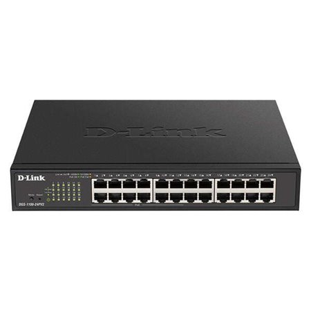 Switch semi-gerenciável D-Link 12 portas Gigabit PoE 100W + 12 portas Gigabit