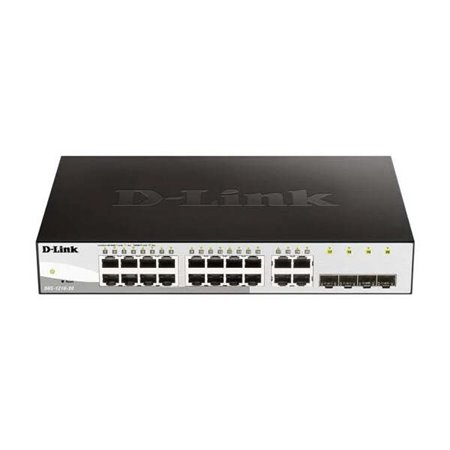Switch semi-gerenciável D-Link 16 portas Gigabit + 4 portas SFP combinadas