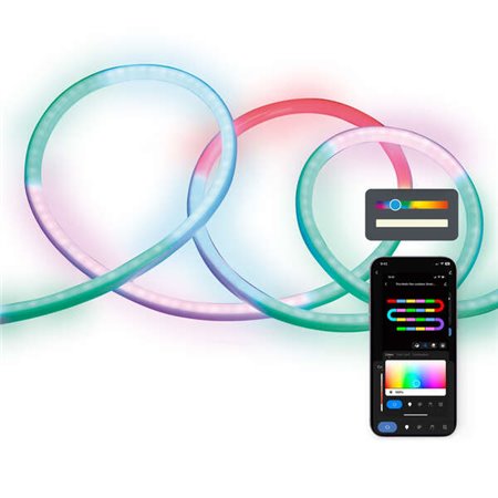 Ksix Smartled Outdoor Neon Flexível LED - RGBIC - IP65 - 5m