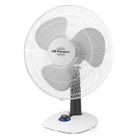 Ventilador de mesa Orbegozo TF 0133 - Fluxo de ar poderoso - Função de oscilação e inclinação ajustável - 3 velocidades de venti